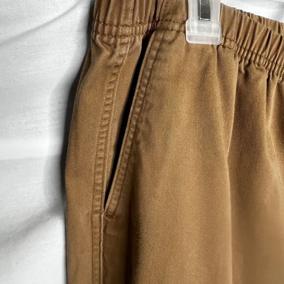 Land's End Khaki Pull On Pants Size 14 Petite - Picture 3 of 5